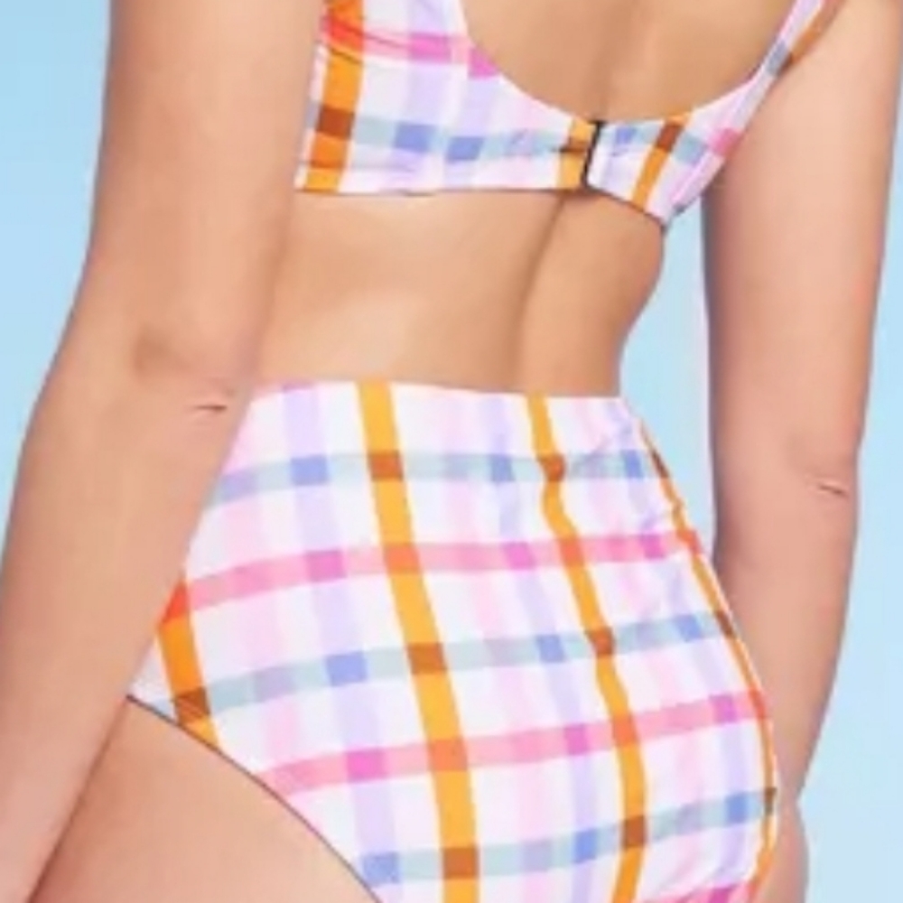 Kona Sol (Target) Plaid Bikini Bottom